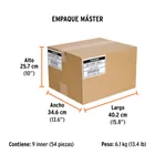 Desarmador cabinet 3/16' x 8' mango de acetato, TRUPER 6