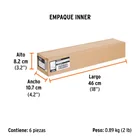 Desarmador cabinet 1/4' x 10' mango de acetato, TRUPER 5