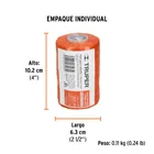 Carrete con 165 m de hilo para albañil naranja, TRUPER 5