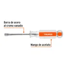 Desarmador de caja 3/16' mango de acetato, TRUPER 3