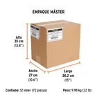 Desarmador de caja 7/16' mango de acetato, TRUPER 6