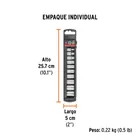 Juego de 10 dados cuadro 1/4' std, TRUPER 4