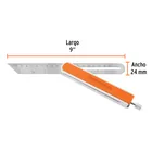 Escuadra 9' falsa de acero inox mango de aluminio, EXPERT 3