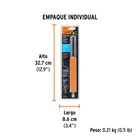 Escuadra 9' falsa de acero inox mango de aluminio, EXPERT 5