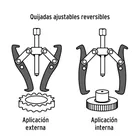 Extractor de poleas, 2 quijadas, 10', TRUPER 3