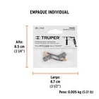 Bolsa con 2 carbones de repuesto para ROTO-1/2A8, TRUPER 3