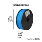 Carrete con 100 m de hilo para pesca azul calibre 0.90 mm 4