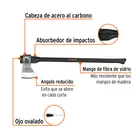 Hacha media labor 3-1/2 lb, mango de fibra de vidrio 36' 2