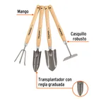 Juego de 4 herramientas para jardín, mango 12-1/4', TRUPER 2