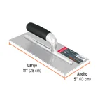 Llana 11' dentado triangular, 10 remaches,mango Comfort Grip 3