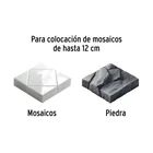 Llana 11' dentado triangular, 10 remaches,mango Comfort Grip 5