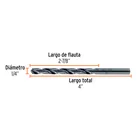 Broca HSS 1/4' Trublack para metal, TRUPER 4