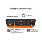 Generador portátil 5.5 kW motor a gasolina, TRUPER 4