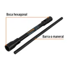Llave de artillería 1-1/8 x 7/8' boca hexagonal, TRUPER 2