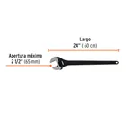 Llave ajustable (perico) 24' profesional pavonada, EXPERT 3