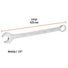 Llave combinada extralarga 1-1/4' x 428 mm de largo, EXPERT 3