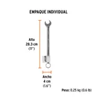 Llave combinada extralarga 21 mm x 298 mm de largo, EXPERT 5
