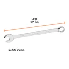 Llave combinada extralarga 25 mm x 355 mm de largo, EXPERT 3