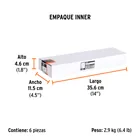 Llave combinada extralarga 25 mm x 355 mm de largo, EXPERT 6