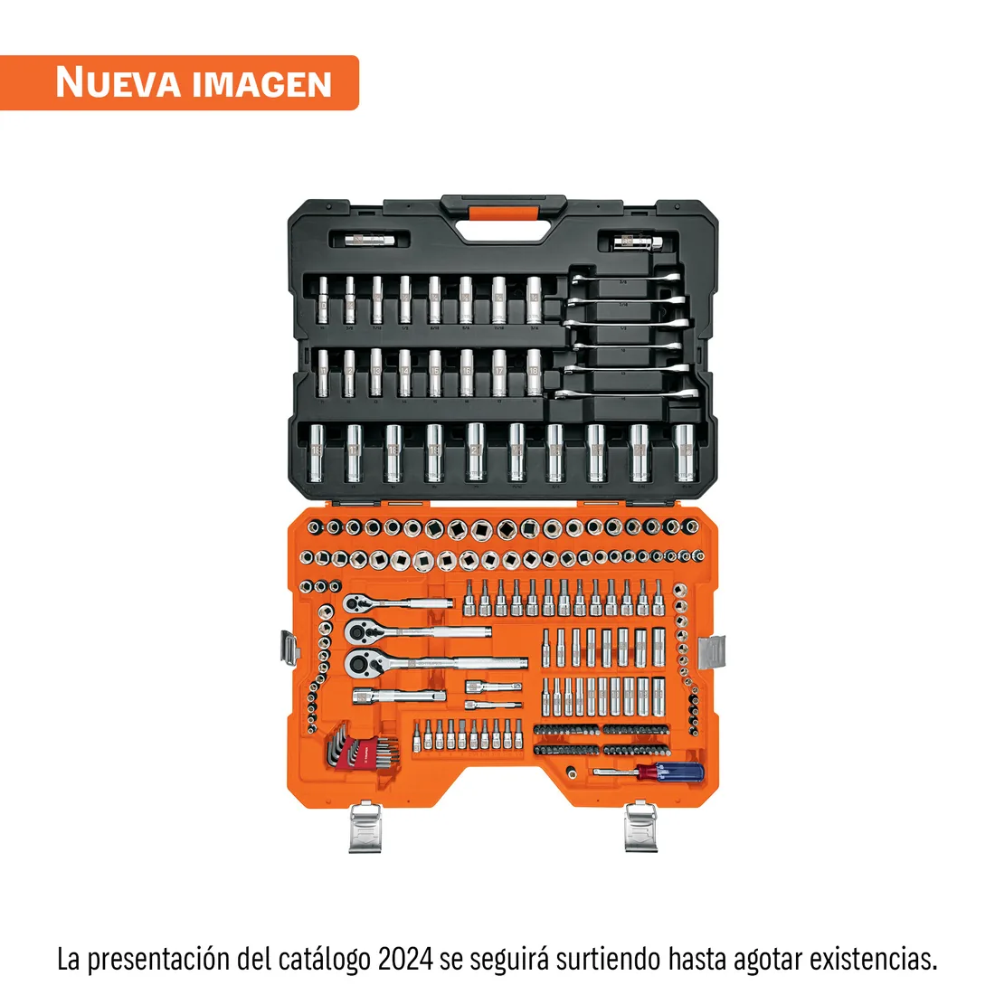 Juego 218 herramientas 1/4', 3/8' y 1/2' std y mm p/mecánico