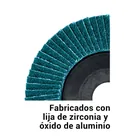 Disco laminado 7' grano 120 centro 7/8', plástico, TRUPER 2