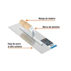 Llana 14' canto recto, 10 remaches, mango madera, TRUPER 2