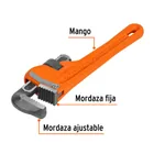 Llave stilson 8' cuerpo robusto de hierro dúctil, TRUPER 2