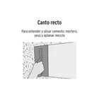 Llana 11' canto recto, 10 remaches, mango madera, TRUPER 4