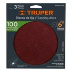 Paquete con 3 discos de lija 6' grano 100, para PUL-4X6T 3