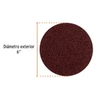 Paquete con 3 discos de lija 6' grano 40, para PUL-4X6T 2