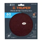 Paquete con 3 discos de lija 6' grano 60, para PUL-4X6T 3