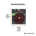 Paquete con 3 discos de lija 6' grano 80, para PUL-4X6T 4