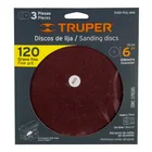 Paquete con 3 discos de lija 6' grano 120, para PUL-4X6T 3
