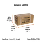 Caja con 3 bandas de lija 4' x 36' grano 60 para PUL-4X6T 6