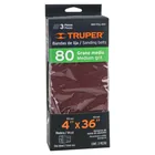 Caja con 3 bandas de lija 4' x 36' grano 80 para PUL-4X6T 3