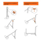 Diablo de carga convertible 3 en 1 de aluminio, TRUPER 6