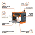 Cepillo portátil 12-1/2', 2-1/4 HP (1600 W), TRUPER 5