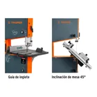 Sierra cinta 10', 1/3 HP (250 W), TRUPER 4