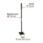 Pisón 8' x 8' con mango de acero de 48', TRUPER 2