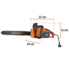 Motosierra eléctrica 1600 W con barra de 18', TRUPER 3