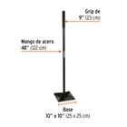 Pisón 10' x 10' con mango de acero de 48', TRUPER 2
