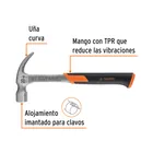Martillo forjado 20 oz uña curva, mango con neopreno, EXPERT 2