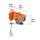 Polipasto eléctrico de 1000 kg, TRUPER 3