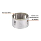 Brocasierra diamante 2-5/8' borde continuo, TRUPER 2