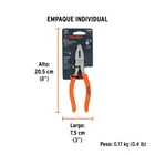 Pinza para electricista 6' mango de PVC, TRUPER 5