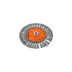 Carda circular 8' alambre trenzado, eje 5/8'-11, TRUPER 1