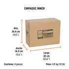 Carda circular 8' alambre trenzado, eje 5/8'-11, TRUPER 6