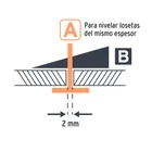 Bolsa con 100 anclas de 2 mm, para nivelación de azulejos 4
