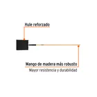Bate fuego con mango de madera de 60', TRUPER 2