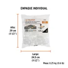 Bolsa con 100 anclas de 1.5 mm, para nivelación de azulejos 6